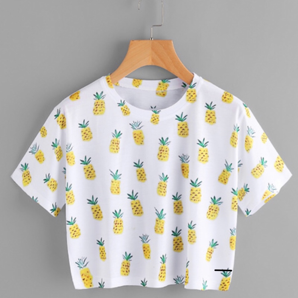 PINEAPPLE CROP TEE 🍍!